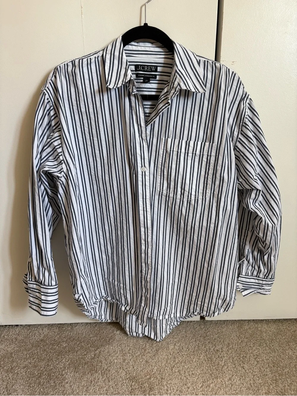 J. Crew Etienne Oversized Button Down Shirt
